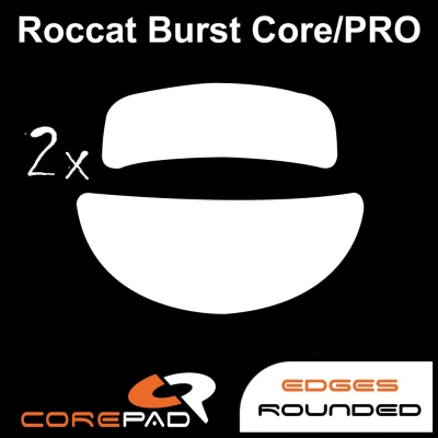 Hyperglides Hypergleits Hypergleids Roccat Burst Core Pro